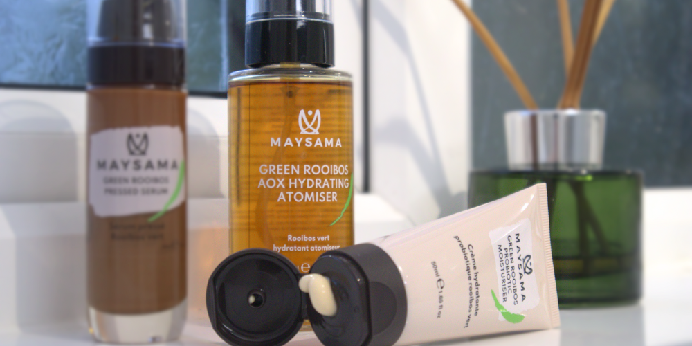 Introducing Maysama Green Rooibos Probiotic Moisturizer and AOX Hydrating Atomizer