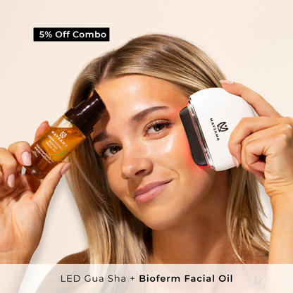 Bian Stone Gua Sha LED Facial Massager