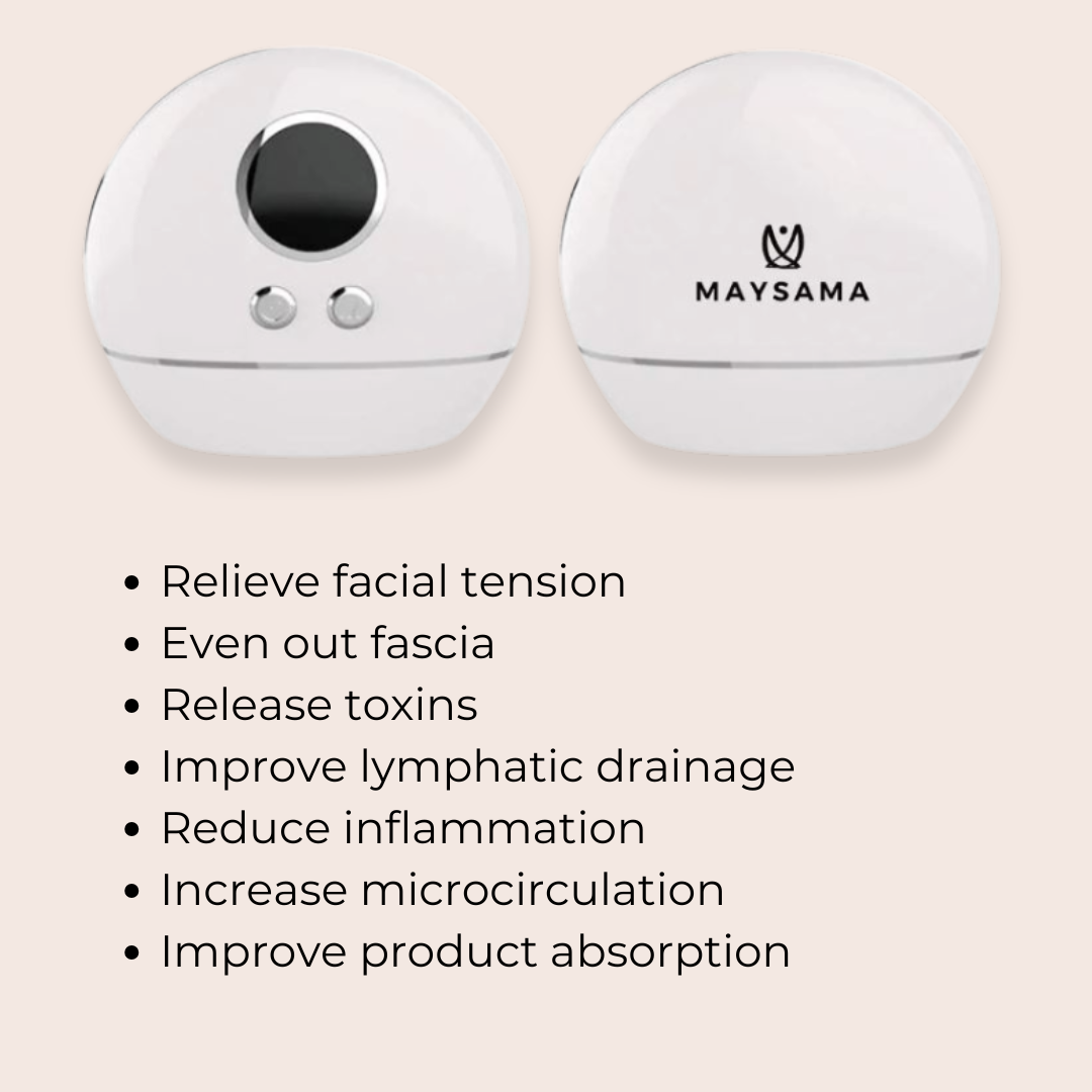 Bian Stone Gua Sha LED Facial Massager